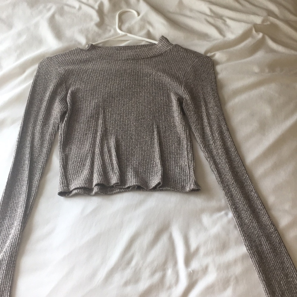 Windsor Mock Neck Crop Top